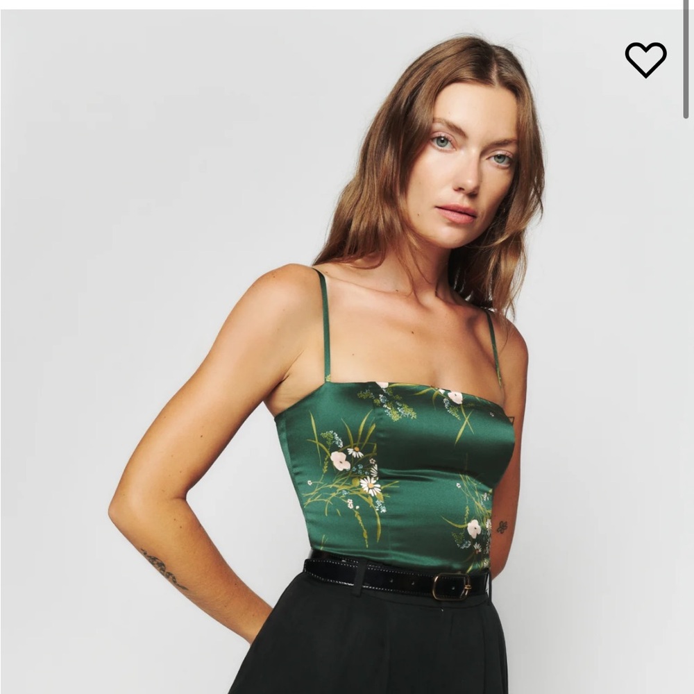 Reformation overland silk top